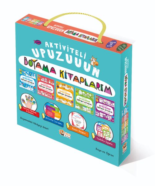 Aktiviteli Upuzuuun Boyama Kitabım Set 5 Kitap Takım