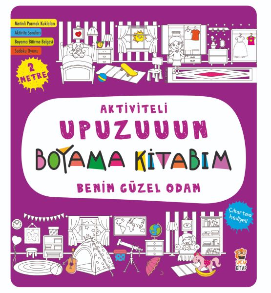 Aktiviteli Upuzuuun Boyama Kitabım  Benim Güzel Odam