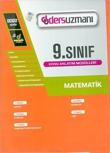 Ders Uzmanı 9 Sınıf Matematik Konu Anlatım Modülleri Yeni