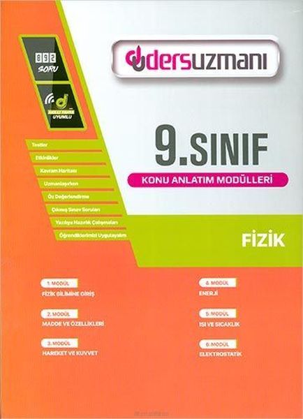 Ders Uzmanı 9 Sınıf Fizik Konu Anlatım Modülleri Yeni