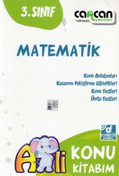 Cancan 3 Sınıf Matematik Afilli Konu Kitabım Yeni