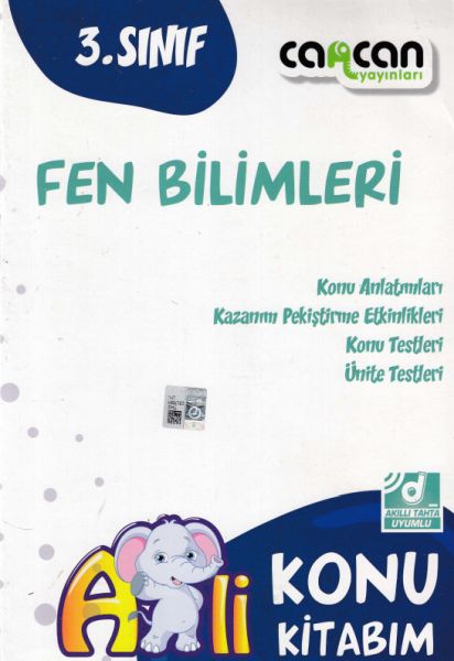 Cancan 3 Sınıf Fen Bilimleri Afilli Konu Kitabım Yeni