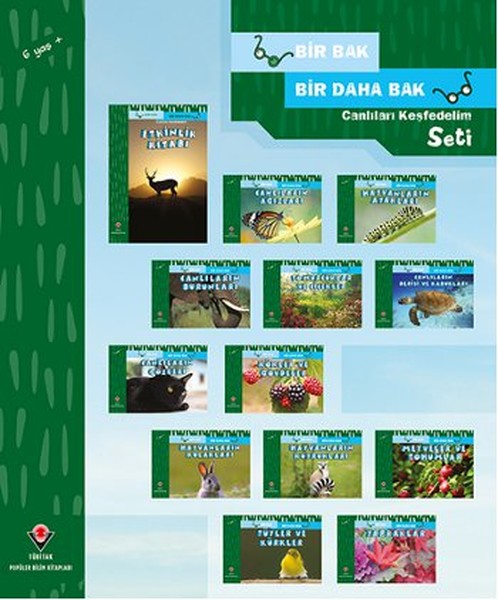 Bir Bak Bir Daha Bak  Canlıları Keşfedelim Seti  13 Kitap Takım