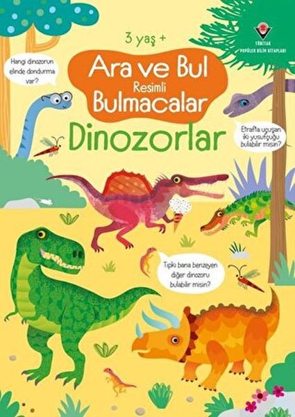 Dinozorlar  Ara ve Bul Resimli Bulmacalar