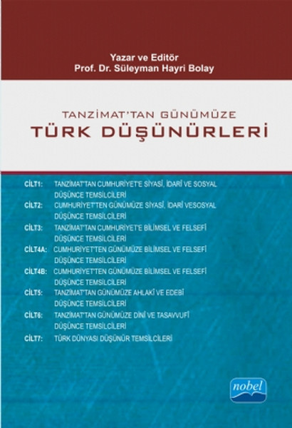 Tanzimat’tan Günümüze Türk Düşünürleri 7 Cilt  8 Kitap