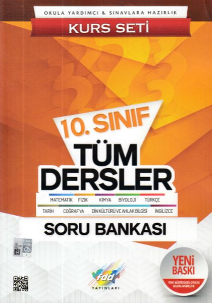 FDD 10Sınıf Tüm Dersler Soru Bankası Kurs Seti Yeni