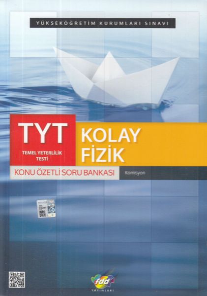 FDD TYT Kolay Fizik Konu Özetli Soru Bankası Yeni