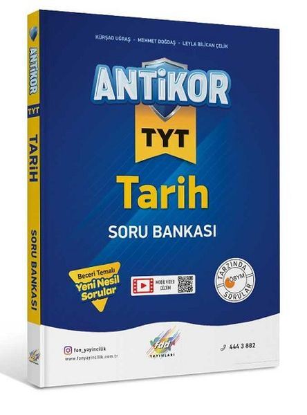 FDD TYT Antikor Tarih Soru Bankası Yeni