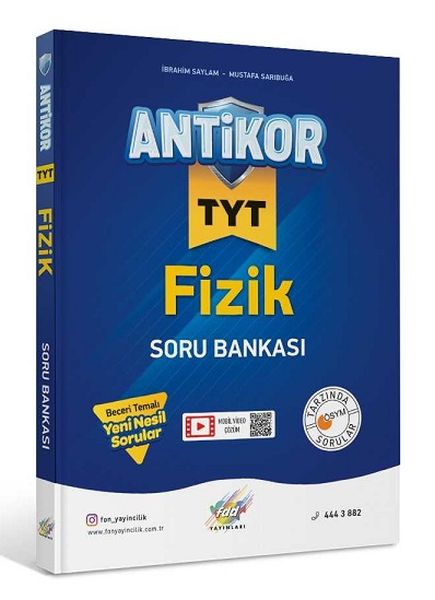 FDD TYT Antikor Fizik Soru Bankası Yeni