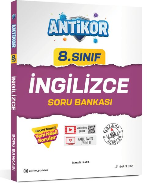 Antikor 8Sınıf İngilizce Soru Bankası