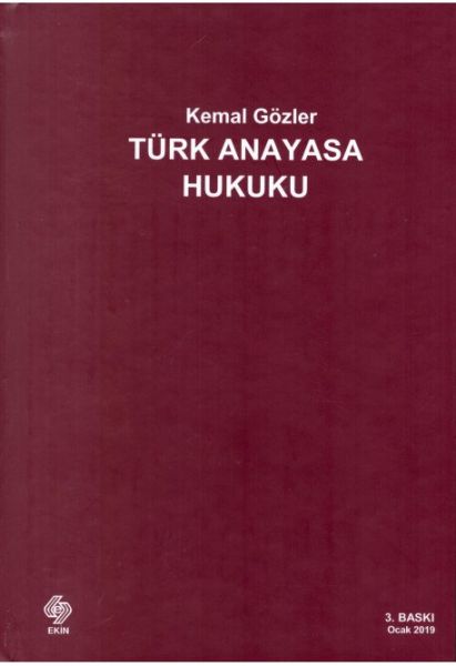 Türk Anayasa Hukuku 3 Baskı