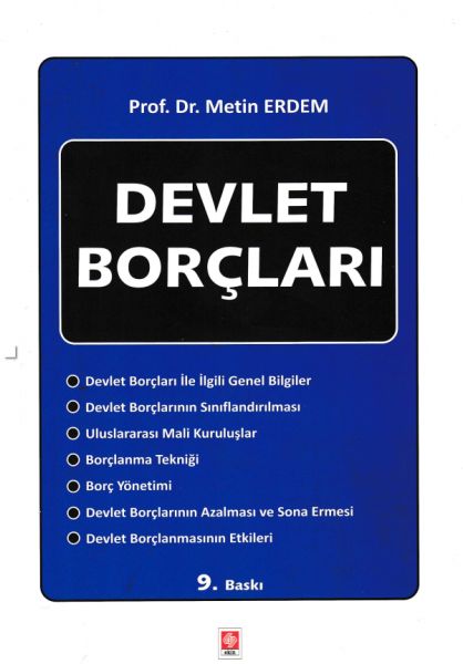 Devlet Borçları  Metin Erdem