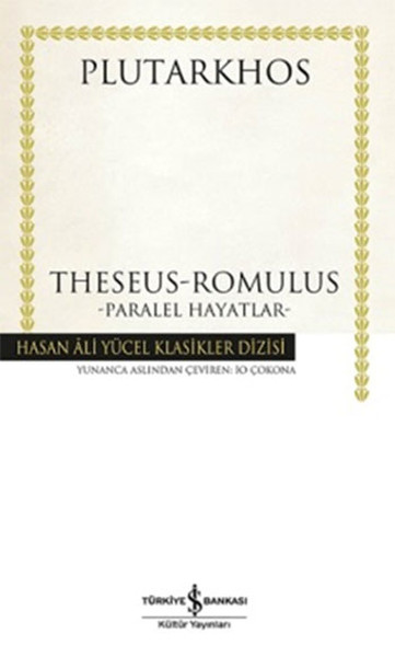 TheseusRomulus Paralel Hayatlar  Hasan Ali Yücel Klasikleri Ciltli