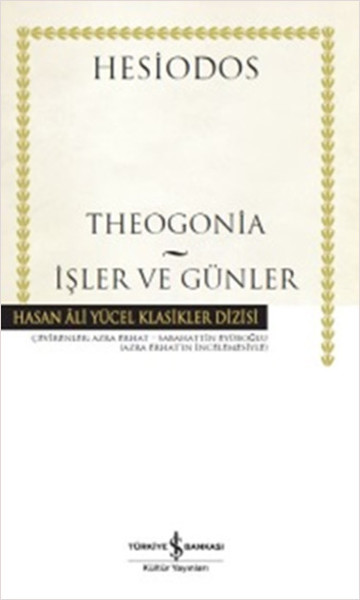 Theogonia  İşler ve Günler  Hasan Ali Yücel Klasikleri Ciltli