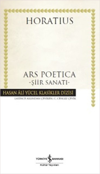 Ars Poetica  Şiir Sanatı  Hasan Ali Yücel Klasikleri Ciltli