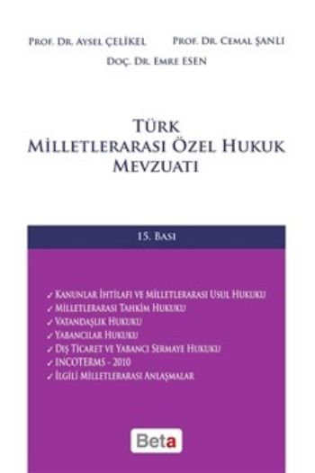 Türk Milletlerarası Özel Hukuk Mevzuatı