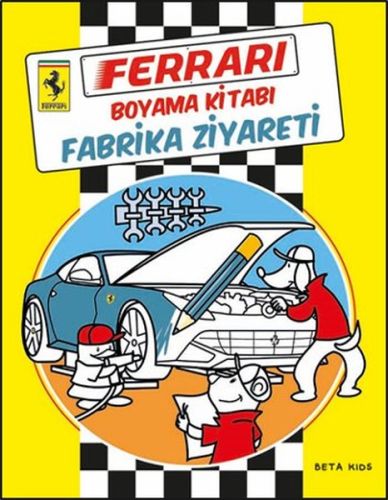 Ferrari Boyama Kitabı  Fabrika Ziyareti