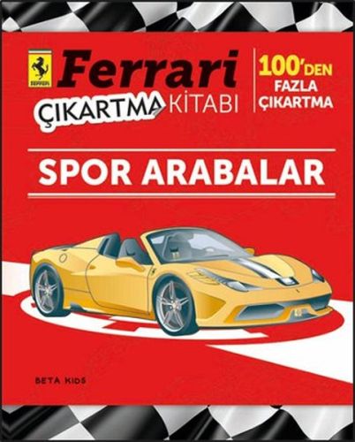 Ferrari Çıkartma Kitabı  Spor Arabalar