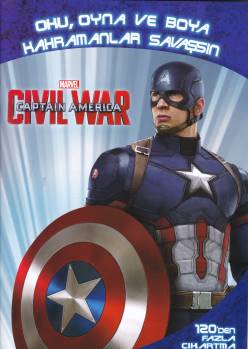 Marvel Captain America Civil War Oku Oyna ve Boya Kahramanlar Savaşsın