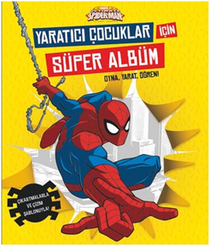 Marvel Ultimate SpiderMan Yaratıcı Çocuklar İçin Süper Albüm