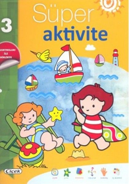 Süper Aktivite Çıkartmalı Kitabım 3 Yaş