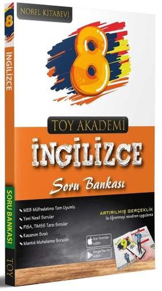 Toy Akademi 8Sınıf İngilizce Soru Bankası Yeni