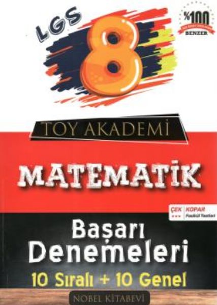 Toy Akademi 8Sınıf Matematik 10 lu Deneme Yeni