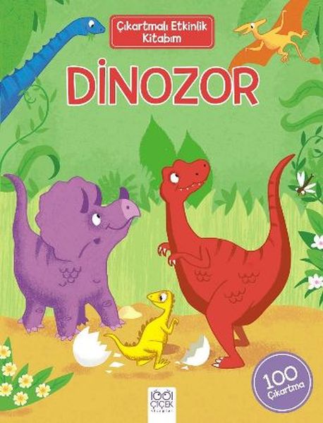 Çıkartmalı Etkinlik Kitabım  Dinozor