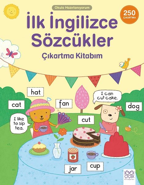 Okula Hazırlanıyorum  İlk İngilizce Sözcükler Çıkartma Kitabım