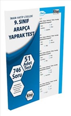 9 Sınıf Arapça Yaprak Test  İmamHatip Liseleri