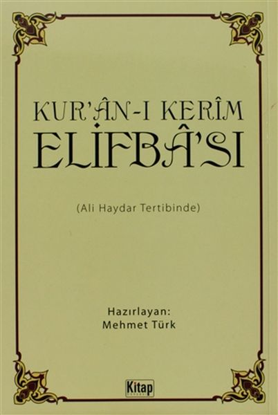 Kuranı Kerim Elifbası Ali Haydar Tertibinde  Tecvid İlaveli