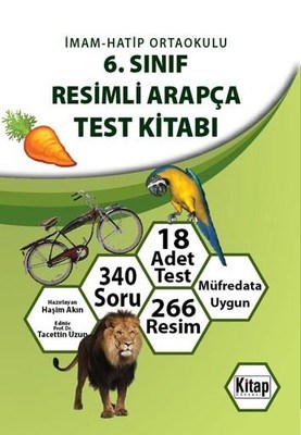 6 Sınıf Resimli Arapça Test Kitabı