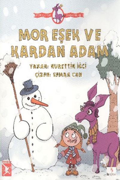 Mor Eşek ve Kardan Adam Büyük Boy