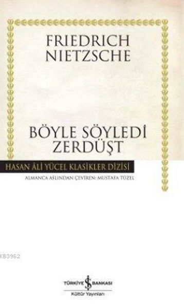 Böyle Söyledi Zerdüşt  Hasan Ali Yücel Klasikleri Ciltli