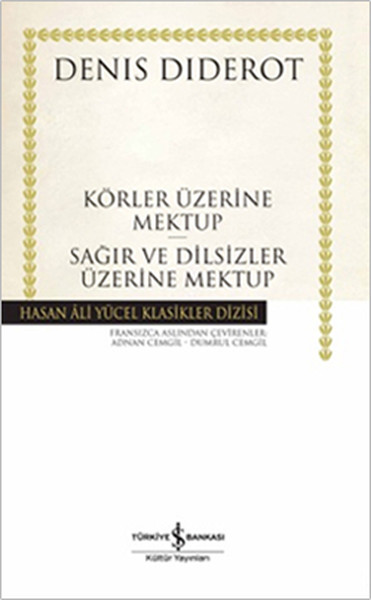 Körler Üzerine Mektup  Sağır ve Dilsizler Üzerine Mektup  Hasan Ali Yücel Klasikleri Ciltli