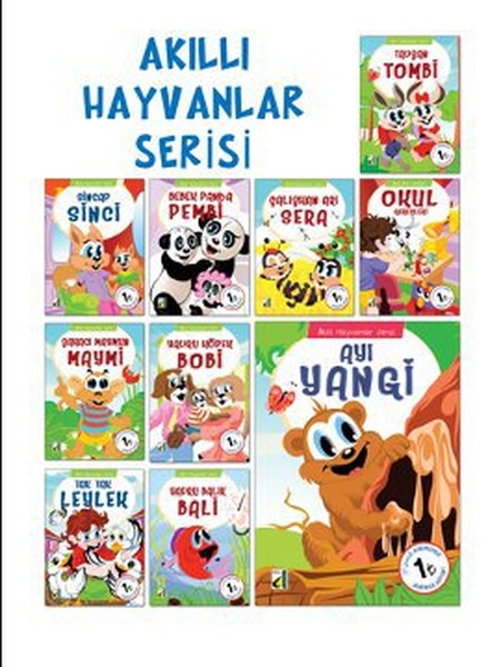 Akıllı Hayvanlar Serisi El Yazılı 10 Kitap Takım