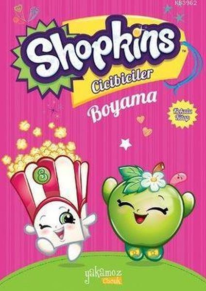 Shopkins Cicibiciler Boyama KitabıPembe