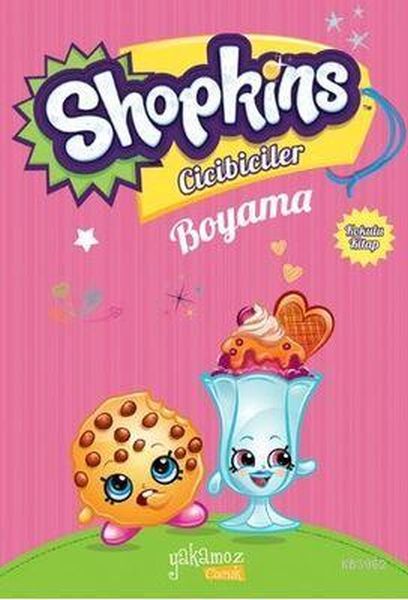 Shopkins Cicibiciler Boyama KitabıAçık Pembe