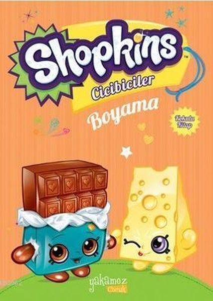 Shopkins Cicibiciler Boyama Turuncu