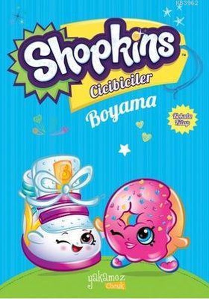 Shopkins Cicibiciler Boyama KitabıMavi