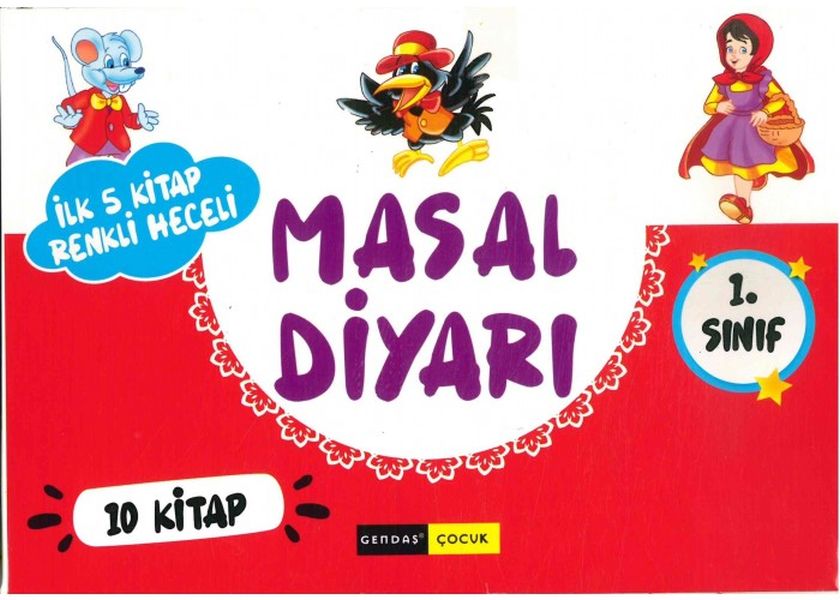 1 Sınıf Masal Diyarı Hikaye Seti 10 Kitap