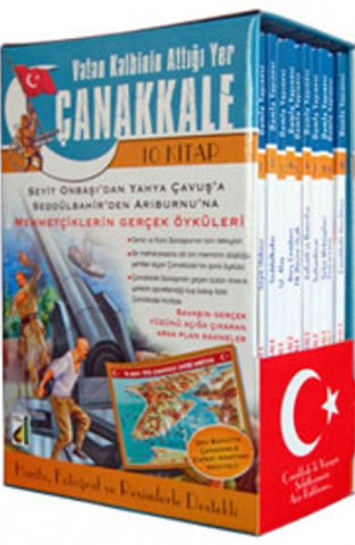 Vatan Kalbinin Attığı Yer Çanakkale 10 Kitap Takım