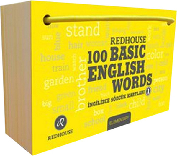 Redhouse 100 Basic English Words 1 İngilizce Sözcük Kartları