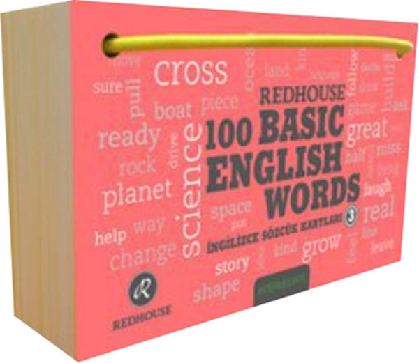 Redhouse 100 Basic English Words 3 İngilizce Sözcük Kartları