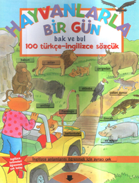 Hayvanlarla Bir Gün Bak ve Bul Ciltli