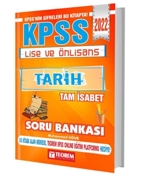 Teorem 2022 KPSS Lise Ön Lisans Tarih Tam İsabet Soru Bankası