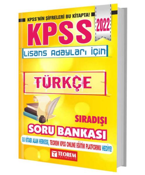 Teorem 2022 KPSS Türkçe Sıradışı Soru Bankası