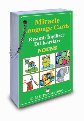 Miracle Language Cards  Nouns  Resimli İngilizce Dil Kartları