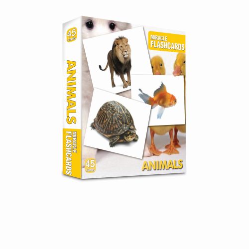 Miracle Flashcards Animals 45 Cards