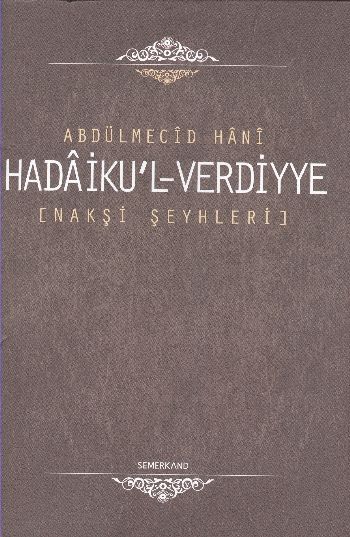 HadaikulVerdiyye  Nakşi Şeyhleri